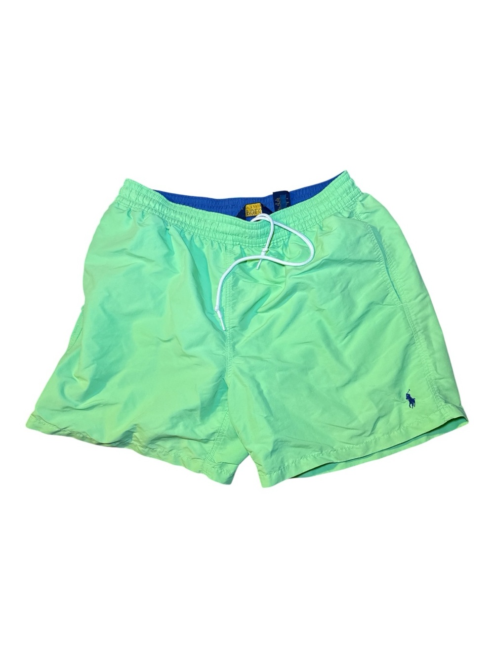 Polo Ralph Lauren Lime Green Traveler Swim Trunks Shorts XL